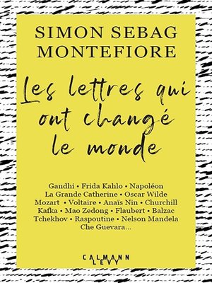 cover image of Les lettres qui ont changé le monde